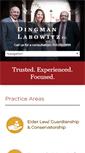 Mobile Screenshot of dingmanlabowitz.com